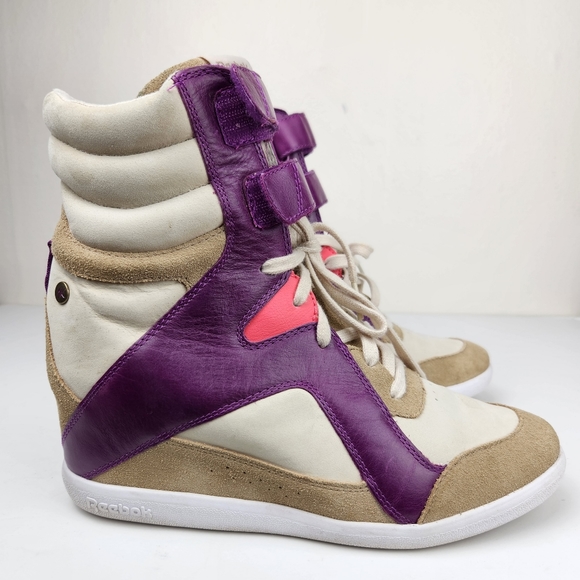 Reebok Alicia Keys Lace Up Wage Sneakers Size 8.5 - Picture 2 of 16